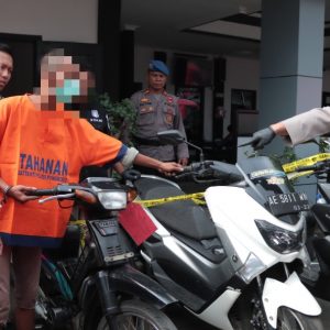 Pencuri Motor Roda Dua Dibekuk Anggota  Polres Ponorogo