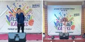 MERIAHKAN ULTAH KE – 26 KELURAHAN PRAPEN GELAR FESTIVAL KARAOKE