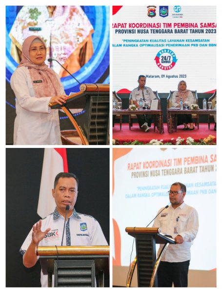 Gubernur Apresiasi Rakor Tim Pembina Samsat Provinsi NTB 2023