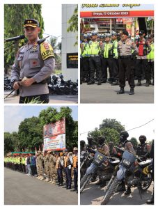 Polres Loteng Siapkan 850 Personel Gabungan Amankan Konser Dewa 19 Di Kabupaten Lombok Tengah.