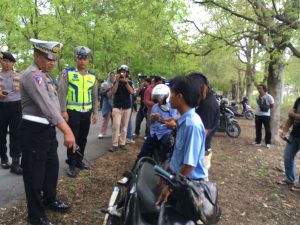 Cegah Tawuran Antar Pelajar, Polres Loteng Laksanakan Patroli Gabungan Cipta Kondisi.