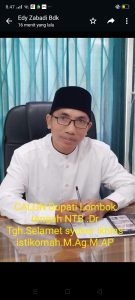 Dr.Tgh.selamet syukur ikhlas istikomah.M.Ag.M.AP.siap maju berkompetensi pada pilbup loteng 27, November 2024 mendatang”