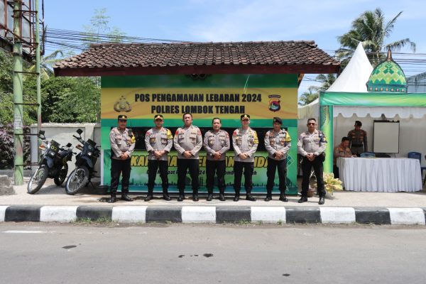 Kapolres Loteng Dampingi Tim Was Ops Tinjau Pos Pengamanan Di Praya.