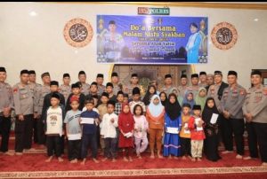 Polres Loteng Gelar Doa Bersama Anak Yatim di Malam Nisfu Sya’ban.