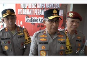 Polres Loteng Canangkan Desa Beleka Sebagai Kampung Bebas Dari Narkoba